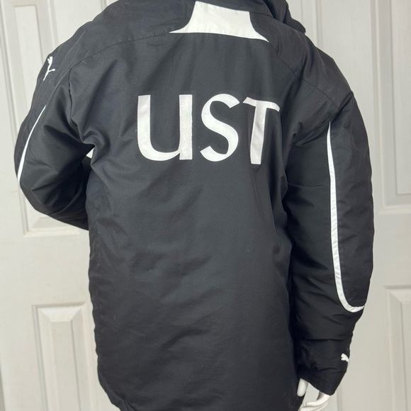 Puma Vintage Performance Jacket Black and White Full-Zip Size Medium - Picture 5 of 17